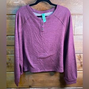 Honeydew USA Women's Burgundy Sweatshirt